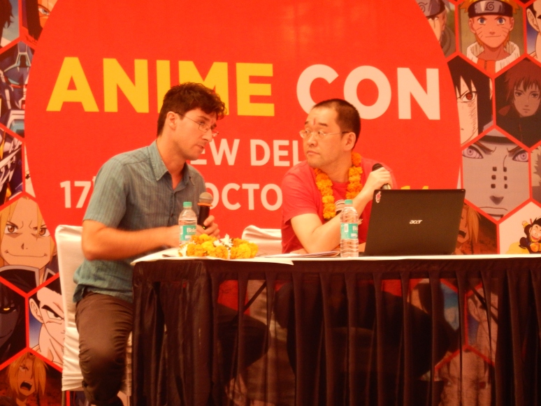 Daizen Komatsuda san @ AnimeCon 2014, New Delhi
